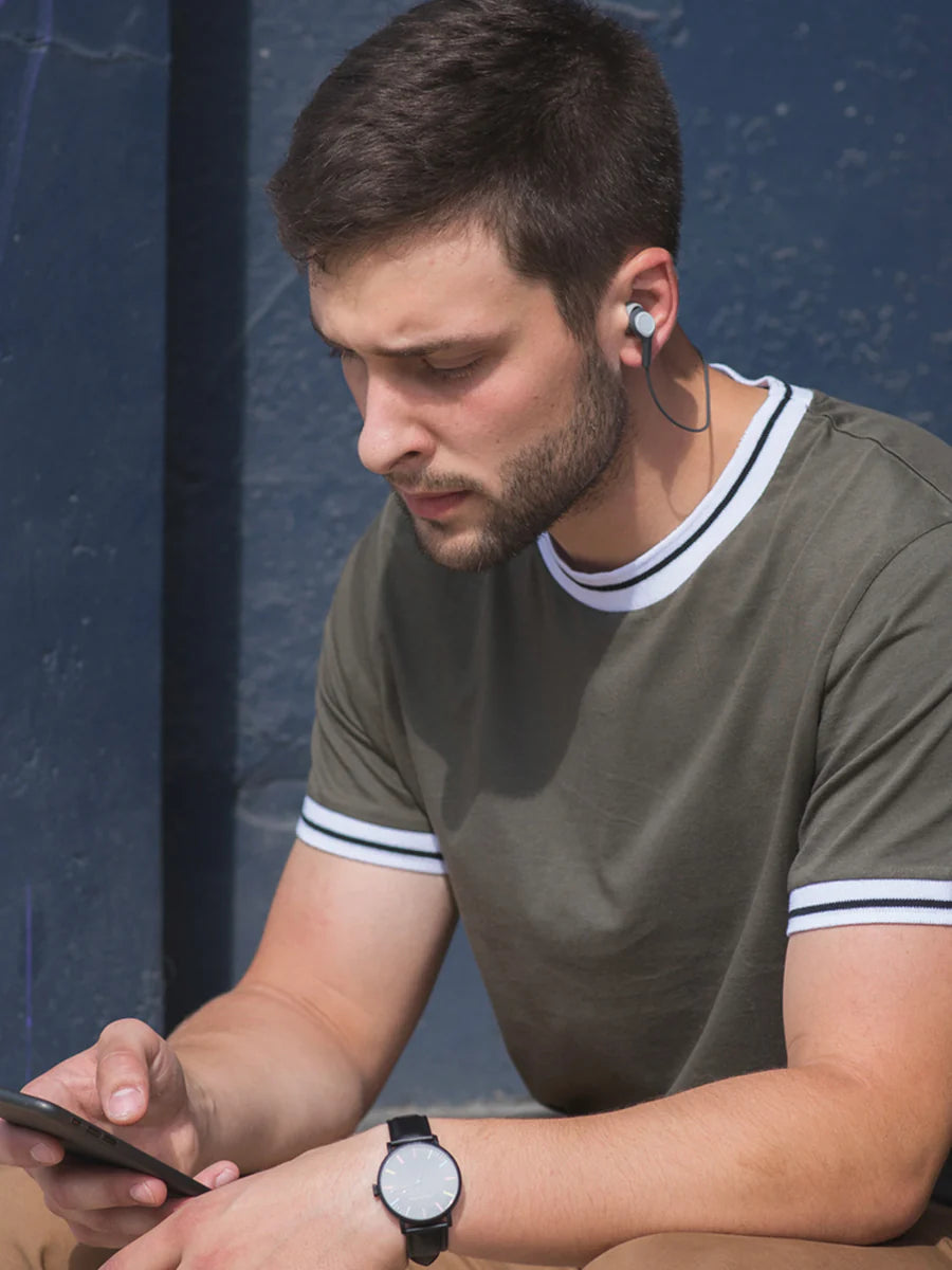 KOSS BT115i Grey Wireless Headphones with inline mic and remote