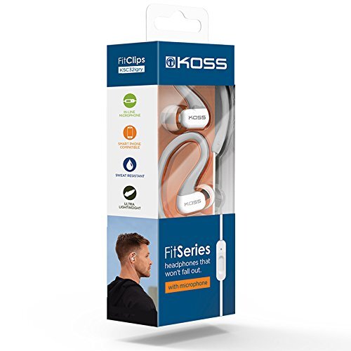 KOSS Fitclips - KSC32igry Running Headset 3.5mm