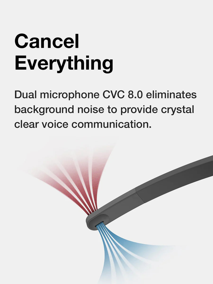 KOSS CS340BT QZ Active Noise Cancelling Wireless Headphones